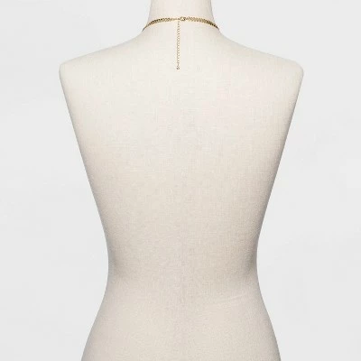 Fishbone Chain Necklace - A New Day™ Gold 4 Fishbone Chain Necklace - A New Day™ Gold - Image 2