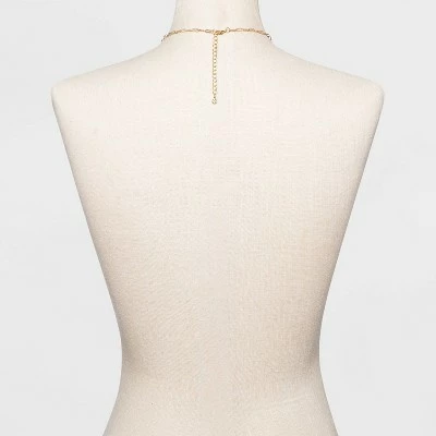 Paper Clip Chain Short Necklace - A New Day™ Gold 4 Paper Clip Chain Short Necklace - A New Day™ Gold - Image 2