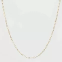 Paper Clip Chain Short Necklace - A New Day™ Gold 7 Paper Clip Chain Short Necklace - A New Day™ Gold -A New Day popular shop unnamed file 3214