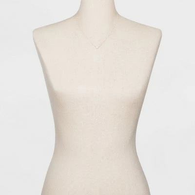 Sterling Silver with Freshwater Pearl Duo Necklace Set - A New Day™ Silver 3 Sterling Silver with Freshwater Pearl Duo Necklace Set - A New Day™ Silver