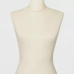 Small Circle Pendent Necklace - A New Day™ Gold