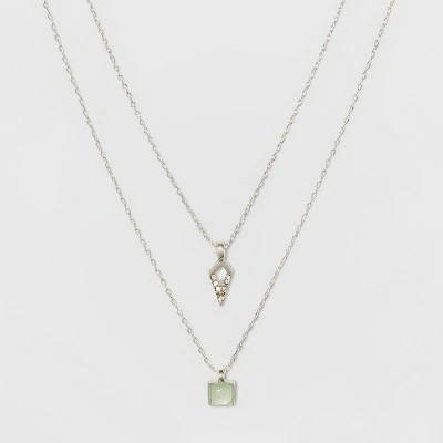 Short Necklace - A New Day™ Silver 5 Short Necklace - A New Day™ Silver - Image 3