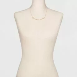 Women's Fashion Chain Necklace - A New Day™ Silver