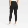 Women's Crossover V-Waistband Leggings - A New Day™ Black