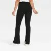 Women's High Waisted Split Hem Flare Leggings with Ribbed Waistband - A New Day™ Black 1 Women's High Waisted Split Hem Flare Leggings with Ribbed Waistband - A New Day™ Black -A New Day popular shop unnamed file 3313