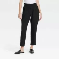 Women's High-Rise Ruffle Waisted Pull-On Ankle Pants - A New Day™ -A New Day popular shop unnamed file 3338