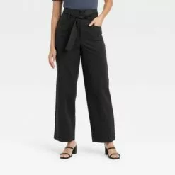 Women's High-Rise Wide-Leg Paperbag Pants - A New Day™ -A New Day popular shop unnamed file 3362
