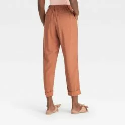Women's High-Rise Slim Straight Leg Pintuck Ankle Pants - A New Day™