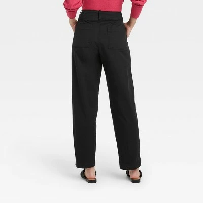 Women's High-Rise Straight Chilled Out Ankle Chino Pants - A New Day™ 3 Women's High-Rise Straight Chilled Out Ankle Chino Pants - A New Day™