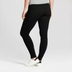 Women's Twill Seamless High Waist Leggings - A New Day™ Heather Gray