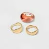 Mixed Organic Shape Smooth Ring Set 3pc - A New Day™ Rust 1 Mixed Organic Shape Smooth Ring Set 3pc - A New Day™ Rust -A New Day popular shop unnamed file 3519