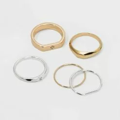 Chunky Stacking Ring Set - A New Dayâ„¢ Gold