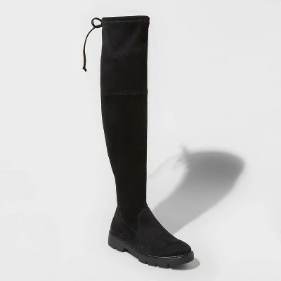 Women's Saoirse Over the Knee Boots - A New Day™ Black 6 Women's Saoirse Over the Knee Boots - A New Day™ Black - Image 4