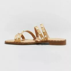 Women's Hollis Embellished Slide Sandals - A New Day™ Off-white