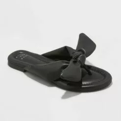Women's Adley Bow Flip Flop Sandals - A New Day™ Black 11 Women's Adley Bow Flip Flop Sandals - A New Day™ Black -A New Day popular shop unnamed file 3652