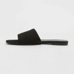 Women's Heidi Slide Sandals - A New Day™ Black