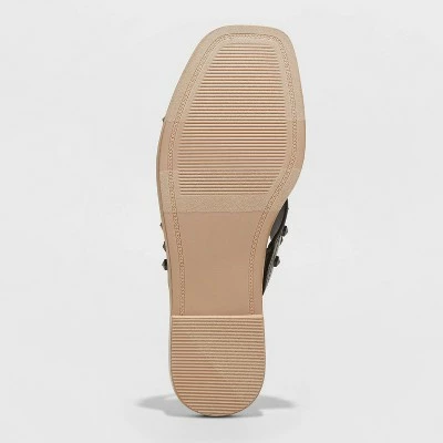 Women's Emmy Studded Crossband Sandals - A New Day™ Tan 5 Women's Emmy Studded Crossband Sandals - A New Day™ Tan - Image 3