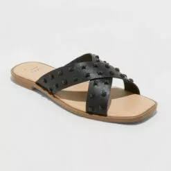 Women's Emmy Studded Crossband Sandals - A New Day™ Tan 10 Women's Emmy Studded Crossband Sandals - A New Day™ Tan -A New Day popular shop unnamed file 3695