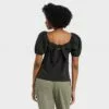Women's Puff Short Sleeve Tie-Back Top - A New Day™ -A New Day popular shop unnamed file 3775
