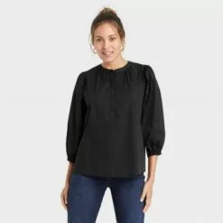 Women's Puff 3/4 Sleeve Blouse - A New Day™ 8 Women's Puff 3/4 Sleeve Blouse - A New Day™ -A New Day popular shop unnamed file 3801