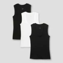 Women's Slim Fit 3pk Bundle Tank Top - A New Day™ 8 Women's Slim Fit 3pk Bundle Tank Top - A New Day™ -A New Day popular shop unnamed file 3849