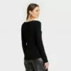 Women's Long Sleeve Ribbed T-Shirt - A New Day™ -A New Day popular shop unnamed file 3883