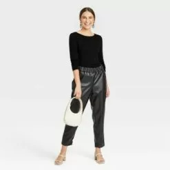 Women's Long Sleeve Ribbed T-Shirt - A New Day™ -A New Day popular shop unnamed file 3884