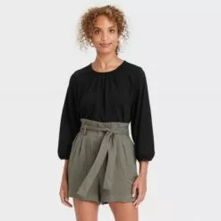 Women's Bishop Long Sleeve T-Shirt - A New Day™ -A New Day popular shop unnamed file 3897