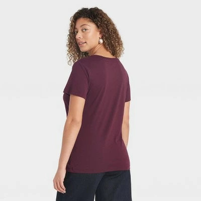 Women's Short Sleeve Scoop Neck T-Shirt - A New Day™ 3 Women's Short Sleeve Scoop Neck T-Shirt - A New Day™