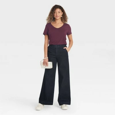 Women's Short Sleeve Scoop Neck T-Shirt - A New Day™ 4 Women's Short Sleeve Scoop Neck T-Shirt - A New Day™ - Image 2