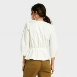 Women's 3/4 Sleeve Wrap Top - A New Dayâ„¢