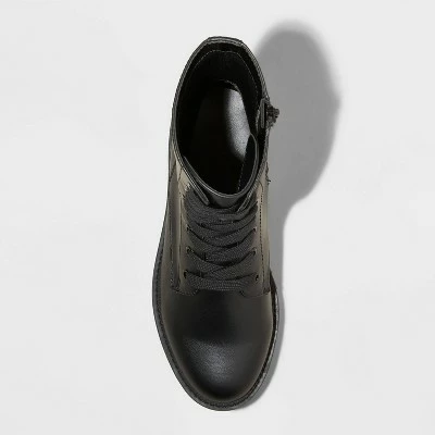 Women's Saylor Lace-Up Combat Boots - A New Day™ Cream 4 Women's Saylor Lace-Up Combat Boots - A New Day™ Cream - Image 2