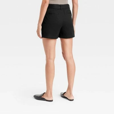 Women's High-Rise Pleat Front Shorts - A New Day™ 3 Women's High-Rise Pleat Front Shorts - A New Day™
