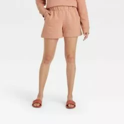 Women's High-Rise All Day Fleece Pull-On Shorts - A New Day™ -A New Day popular shop unnamed file 4015