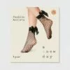 Women's Fishnet Anklet with Bow - A New Day™ 4-10 White -A New Day popular shop unnamed file 4043