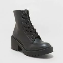 Women's Brie Combat Boots - A New Day™ Crocodile Black 11 Women's Brie Combat Boots - A New Day™ Crocodile Black -A New Day popular shop unnamed file 412