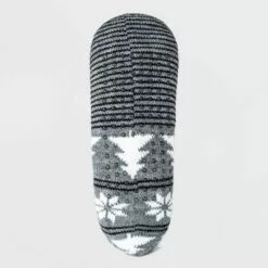 Women's Sloth Double Lined Cozy Booties with Grippers - A New Day™ Charcoal Heather 4-10 -A New Day popular shop unnamed file 4121