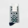 Women's Geo Double Lined Cozy Crew Socks - A New Day™ Heather Gray 4-10 -A New Day popular shop unnamed file 4137