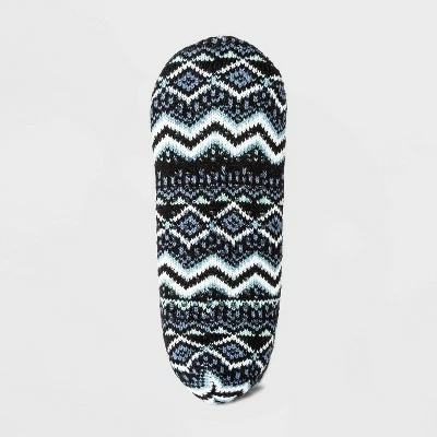 Women's Penguin Double Lined Cozy Booties with Grippers - A New Day™ Black 4-10 5 Women's Penguin Double Lined Cozy Booties with Grippers - A New Day™ Black 4-10 - Image 3