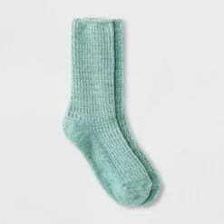 Women's Textured Chenille Cozy Crew Socks - A New Day™ 4-10 Gray -A New Day popular shop unnamed file 4183
