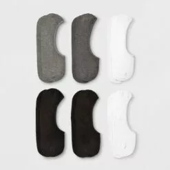 Women's 6pk Liner Socks - A New Day™ 4-10 Navy/denim Heather/white/gray -A New Day popular shop unnamed file 4209