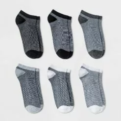Women's 6pk Low Cut Socks - A New Day™ 4-10 Black/gray/white -A New Day popular shop unnamed file 4230