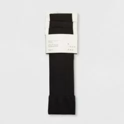 Women's 3pk Sheer Trouser Socks - A New Day™ Black 4-10