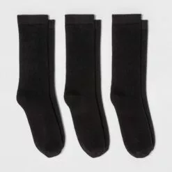 Women's 3pk Crew Socks - A New Day™ 4-10 Black -A New Day popular shop unnamed file 4280