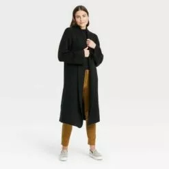 Women's Houndstooth Open-Front Sweater Cardigan - A New Day™ -A New Day popular shop unnamed file 4358