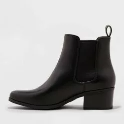 Women's Ellie Chelsea Boots - A New Day™ Black
