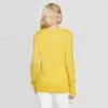 Women's Ribbed Cuff V-Neck Pullover Sweater - A New Day™ Gold M -A New Day popular shop unnamed file 4395