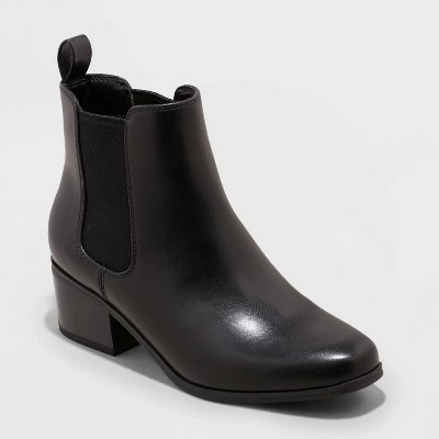 Women's Ellie Chelsea Boots - A New Day™ Black 6 Women's Ellie Chelsea Boots - A New Day™ Black - Image 4