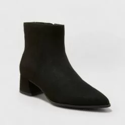 Women's Delilah Heeled Ankle Boots - A New Day™ Black -A New Day popular shop unnamed file 446
