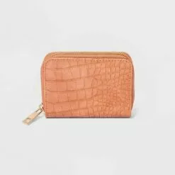 Women's Small Zip Wallet - A New Day™ Black -A New Day popular shop unnamed file 4475